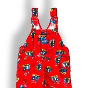 Vintage OshKosh B’gosh Train Overalls (4T)
